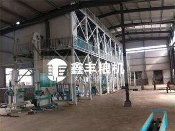 吉林100噸玉米加工設(shè)備安裝案例